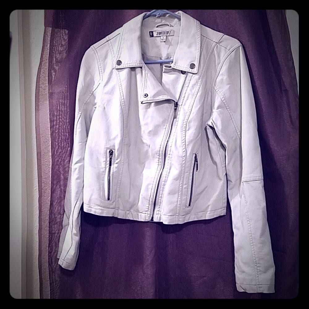 Jennifer Lopez_Faux Leather Moto, Pockets